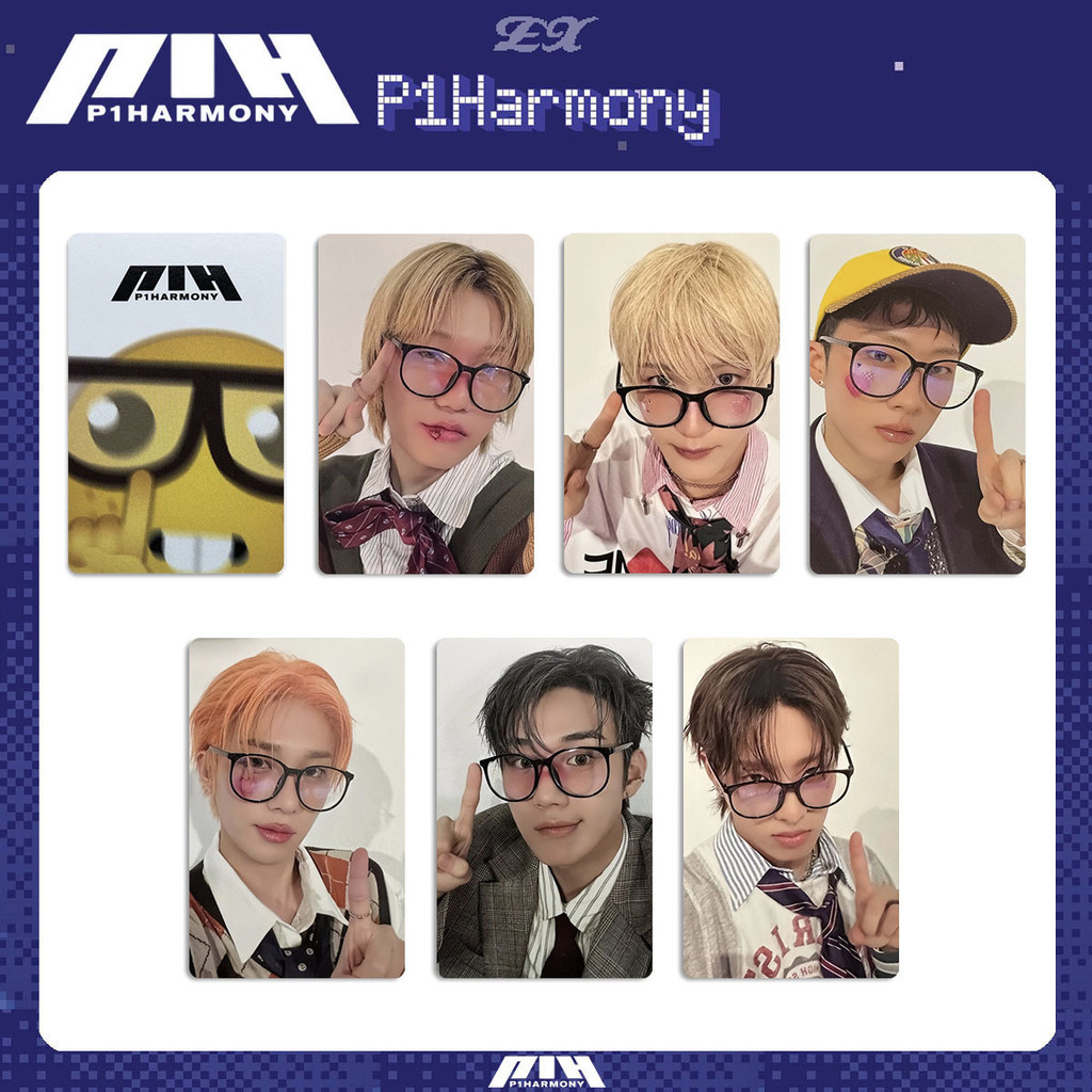 6 ชิ้น P1HARKONY EX DUH! 8th Mini อัลบั้ม Lomo การ์ด SW KTOWN4U MUSIC KOREA FNC SHOP HELLOLIVE Photo