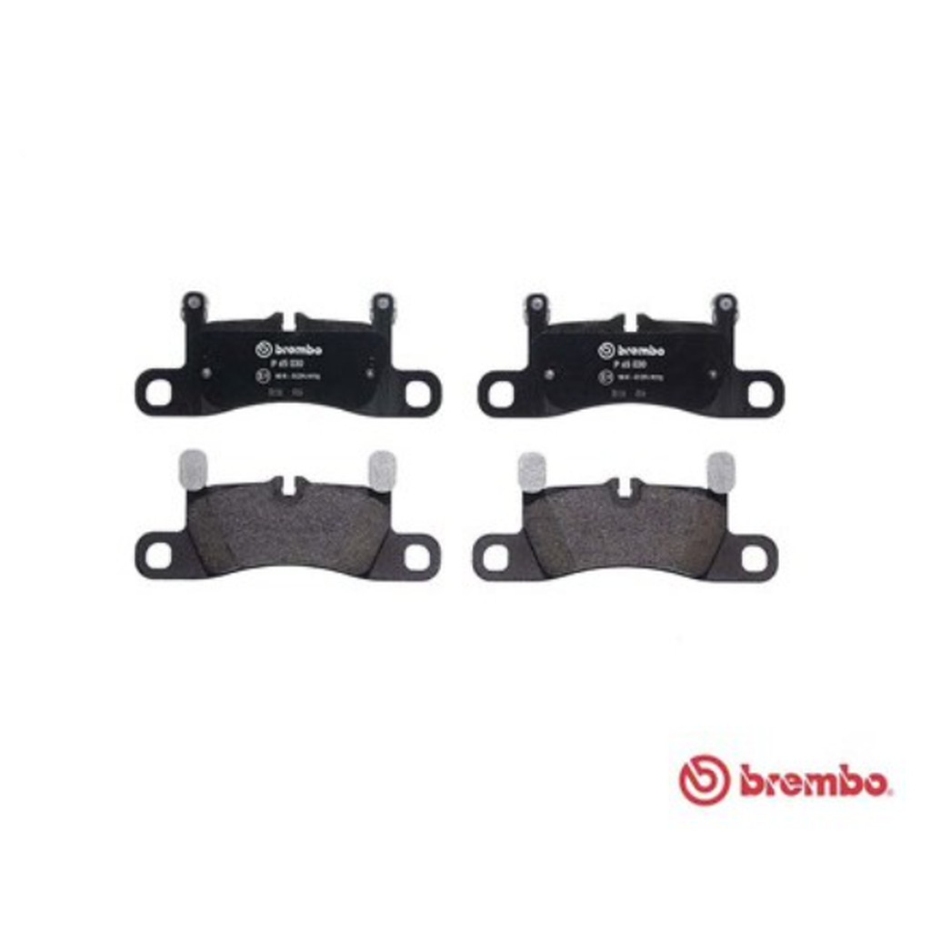 ผ้าดิสเบรคหลัง PORSCHE CAYENNE 92A 3.0 3.6 4.8 Diesel S E-Hybrid GTS 2010- BREMBO