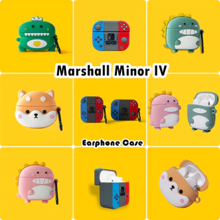 READY STOCK!นําไปใช้กับ Marshall Minor IV เคส Case เคสหูฟัง ซีรีส์การ์ตูนอินเทรนด์ ซิลิโคนนุ่ม เคส เคสหูฟัง