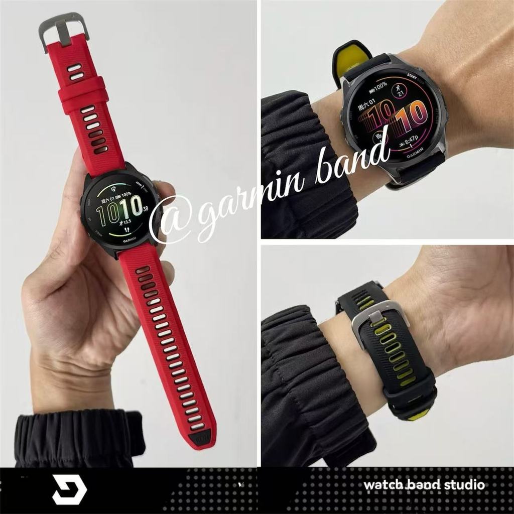 (ดูรายะเอียด)สายgarmin165 570 55 245 255 265 645 158 venu4 venu3 venu2 venu active5 active6สายสองสี