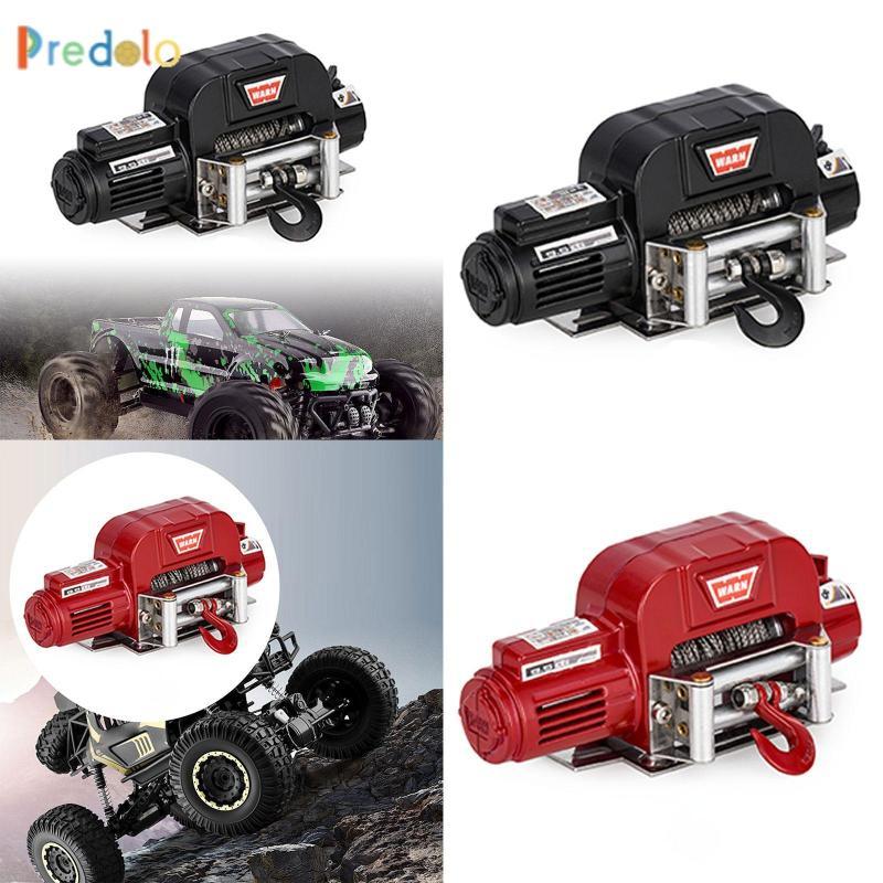 Predolo รุ่นรถ Winch RC รถ Winch มินิไฟฟ้าโลหะ Winch อุปกรณ์เสริม RC Winch จําลองของเล่นไฟฟ้าโลหะอุป
