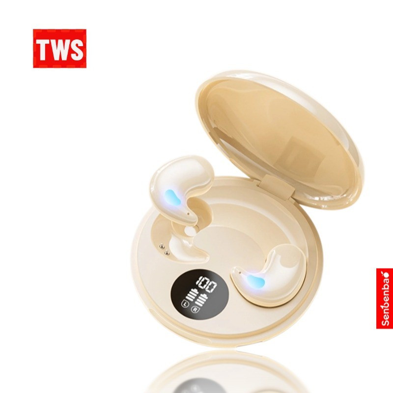 AiPods X55 Max TWS หูฟังไร้สายบลูทูธพร้อมจอแสดงผล LED ไฮไฟสเตอริโอหูฟังกันน้ําพร้อมไมโครโฟน