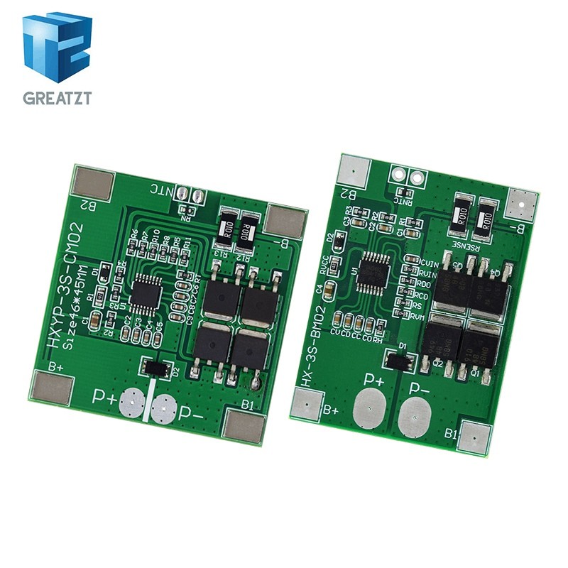 3S 9.6V 11.1V 12.6V Lifepo4 แบตเตอรี่ลิเธียมป้องกัน 18650 BMS 14A จํากัด 20A PCB 4 เซลล์แพ็ค PCM 3.2