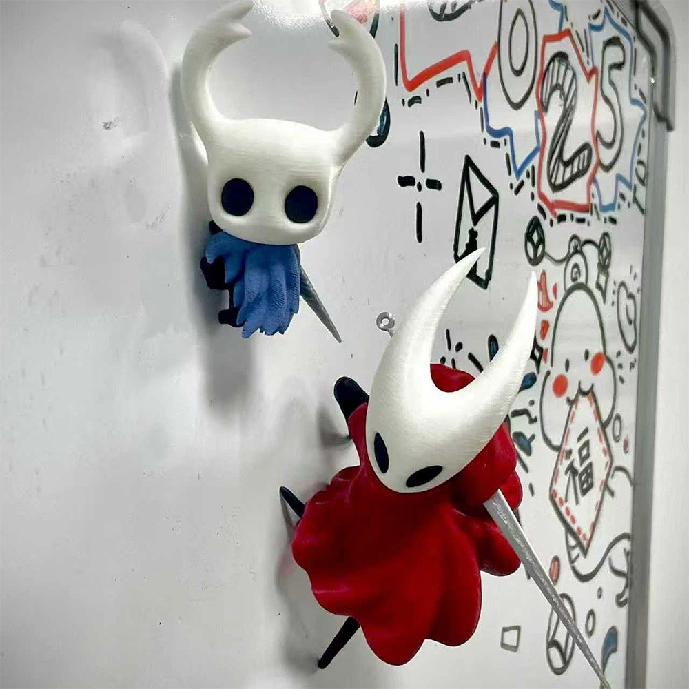 Hollow Knight Silksong The Knight Hornet Plush Keychain Doll Collectible Hornet 3D Magnet Refrigerat