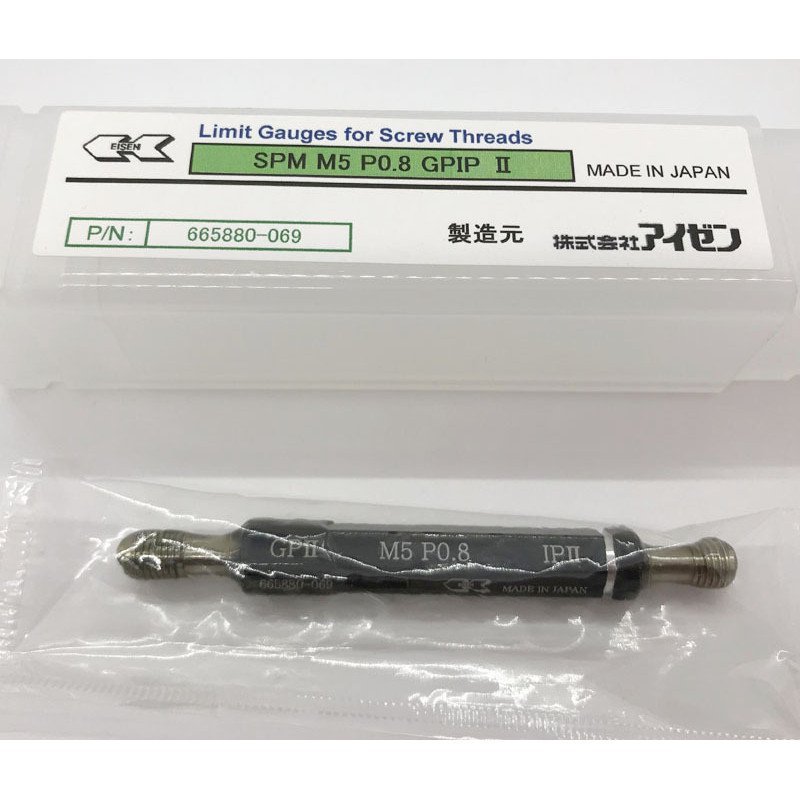 แหวนวัด M2P0.4 เกลียว EISEN มาตรฐานญี่ปุ่นปลั๊กญี่ปุ่นวัด EISEN เกลียวมาตรฐานแห่งชาติ 0SO7