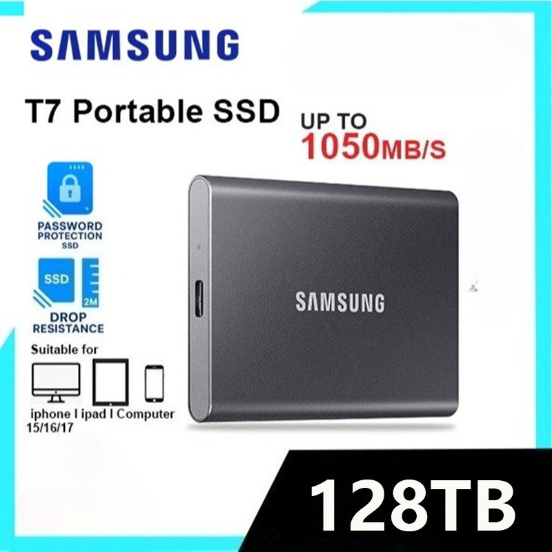 Samsung T7 SSD USB 3.2 128TB 64TB 32TB