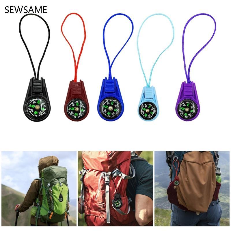 เข็มทิศขนาดเล็กพกพาสะดวกสำหรับการปีนเขา Landyard