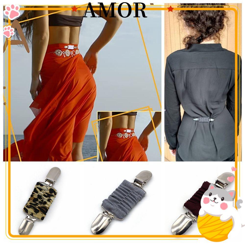 AMOR Fit Dress Cinch Clips Fashion Accessories Dress Clip Back Cinch Multifunctional Clip คาร์ดิแกนค