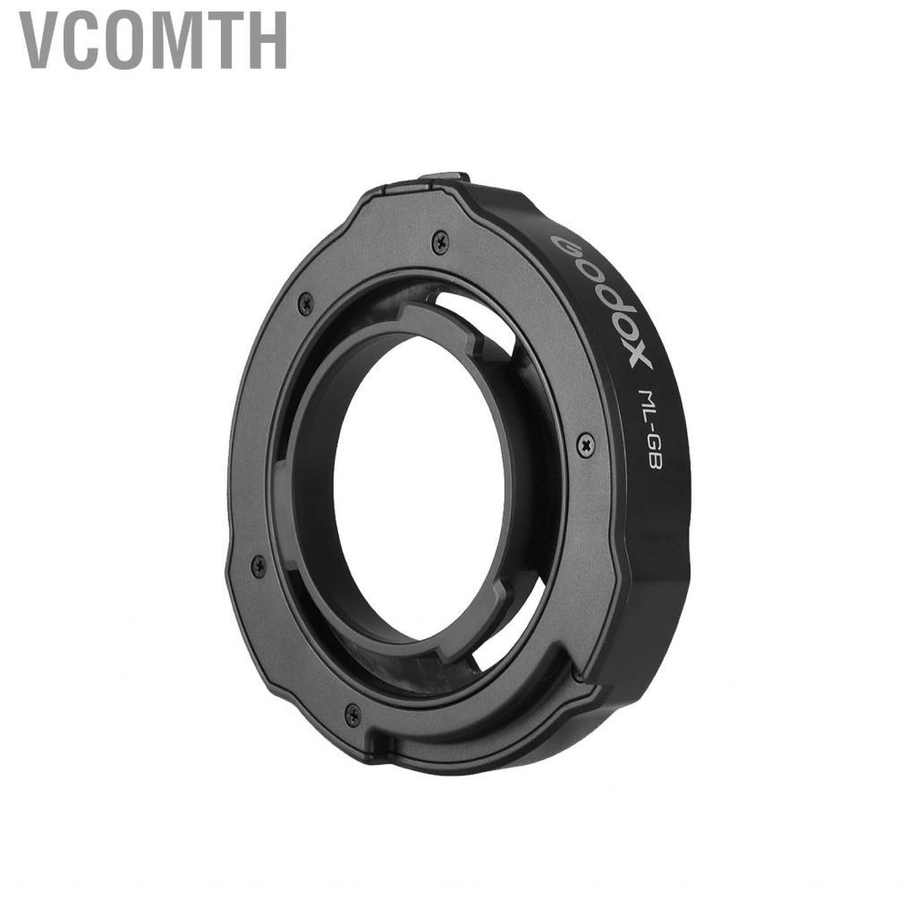 Vcomth Godox ML-GB Bayonet อะแดปเตอร์สำหรับ AD300Pro AD400Pro ML100R ML100Bi ML60IIBi ML30 ML30Bi ML