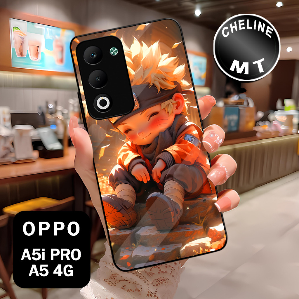 ( XX 30 ) เคส Sofcase Glossy สําหรับ Oppo A5 l oppo A5i PRO l Anime Motif l บทคัดย่อ l น่ารัก l Kesi