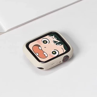กรณีขนมนุ่ม for Apple Watch IWatch Ultra/SE 3 2 Series 11 10 9 8 7 6 5 49มม 46 42 45 44 40 41 38มม วัสดุยางซิลิโคนฝาครอบ