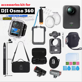 สําหรับ DJI OSMO 360 ดําน้ําที่มองไม่เห็น 45M เคสกันน้ํา, กร…