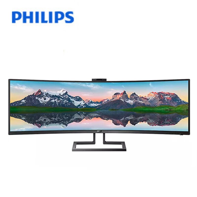 PHILIPS PHILIPS จอภาพคอมพิวเตอร์ดีไซน์โค้งขนาด 49 นิ้ว HDR400 499P9H1