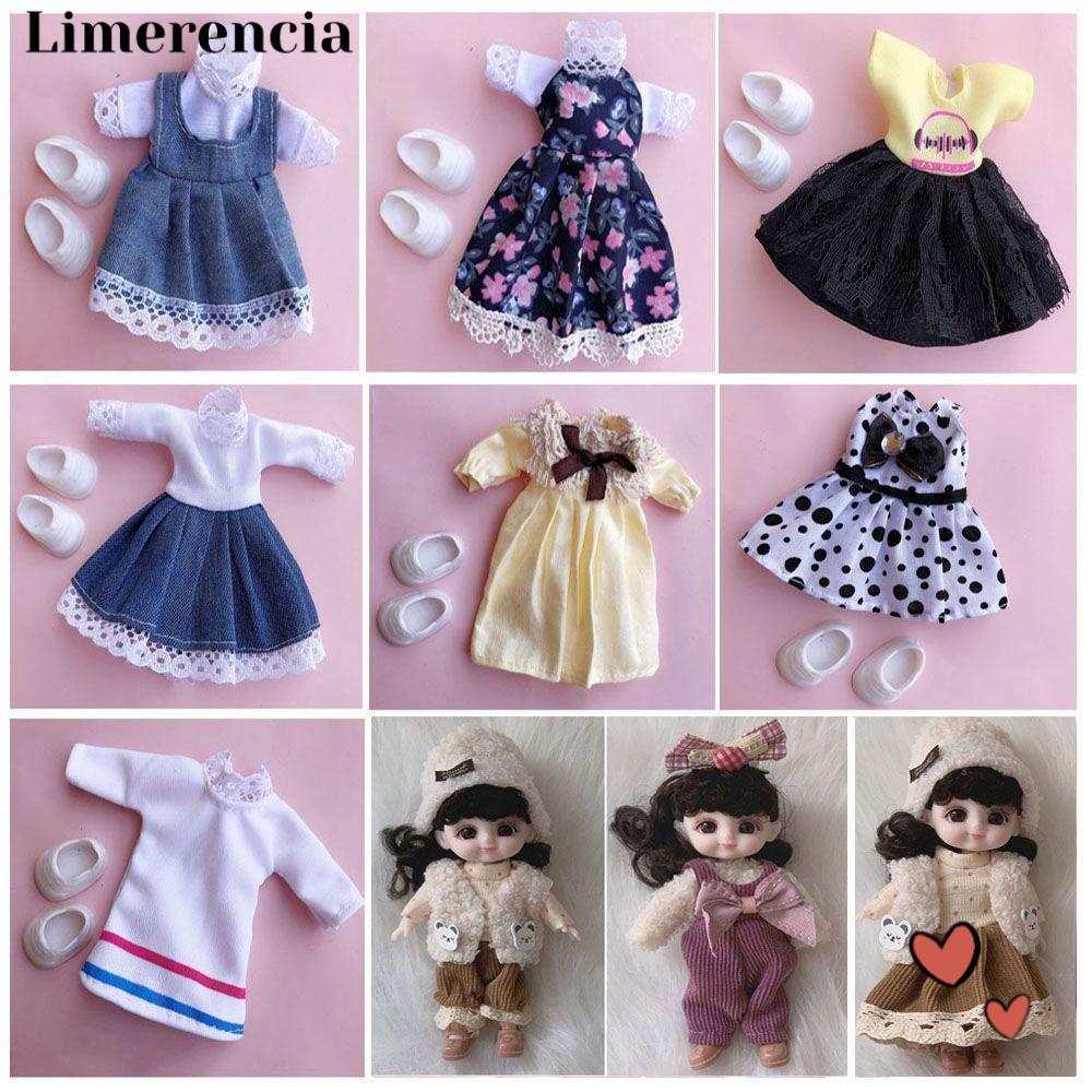 LIMERENCIA เสื้อผ้าตุ๊กตา 20 รูปแบบ Obitsu 11 Ob11 สําหรับ Ob11 Gsc ชุดตุ๊กตาสวยงาม