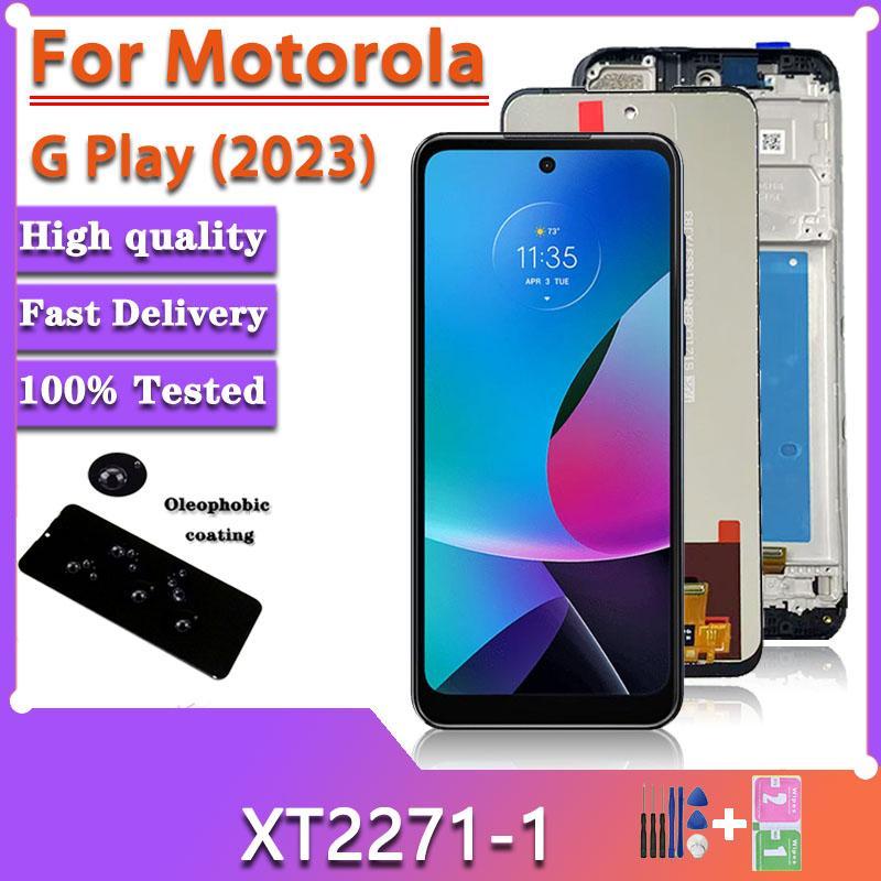 6.5 สําหรับ Motorola Moto G Play (2023) จอแสดงผล LCD Touch panel Screen Digitizer Assembly สําหรับ M