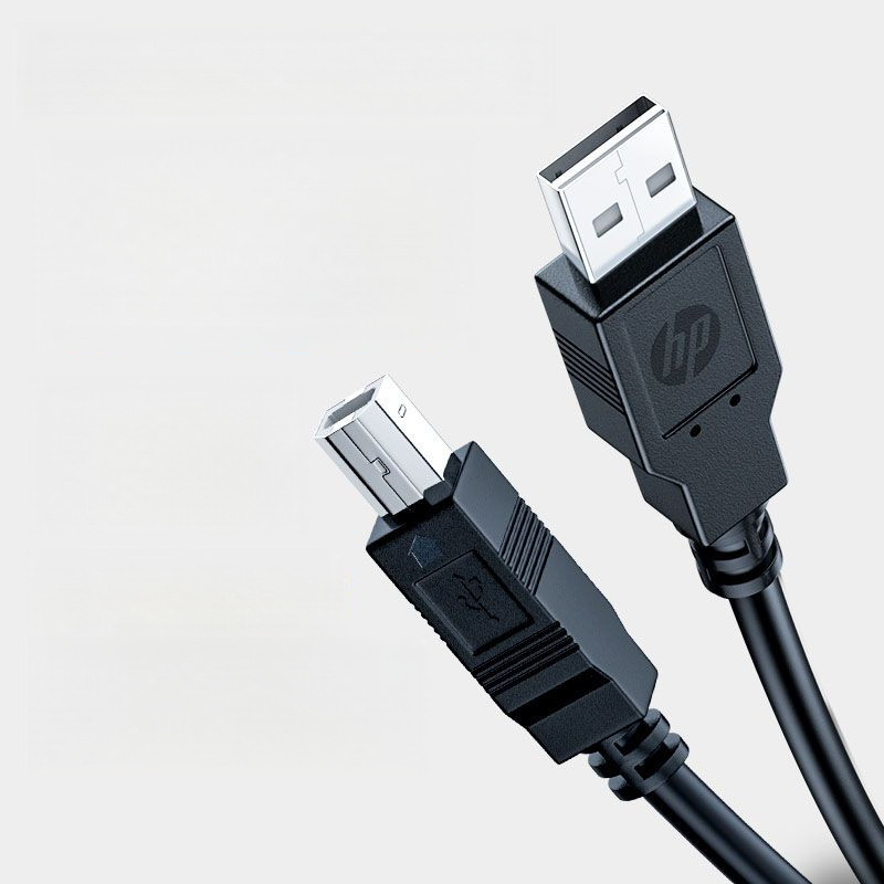 สาย USB สำหรับปริ้นเตอร์ (ปลายรูปสี่เหลี่ยม) – เหมาะกับ HP, Canon, Epson ร่วมกับแลปท็อป