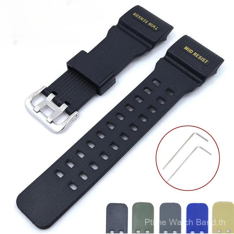 สําหรับ GG-1000/GWG-100/GSG-100 Mudman สายรัดกีฬาสายรัดข้อมือทดแทนพลาสติก