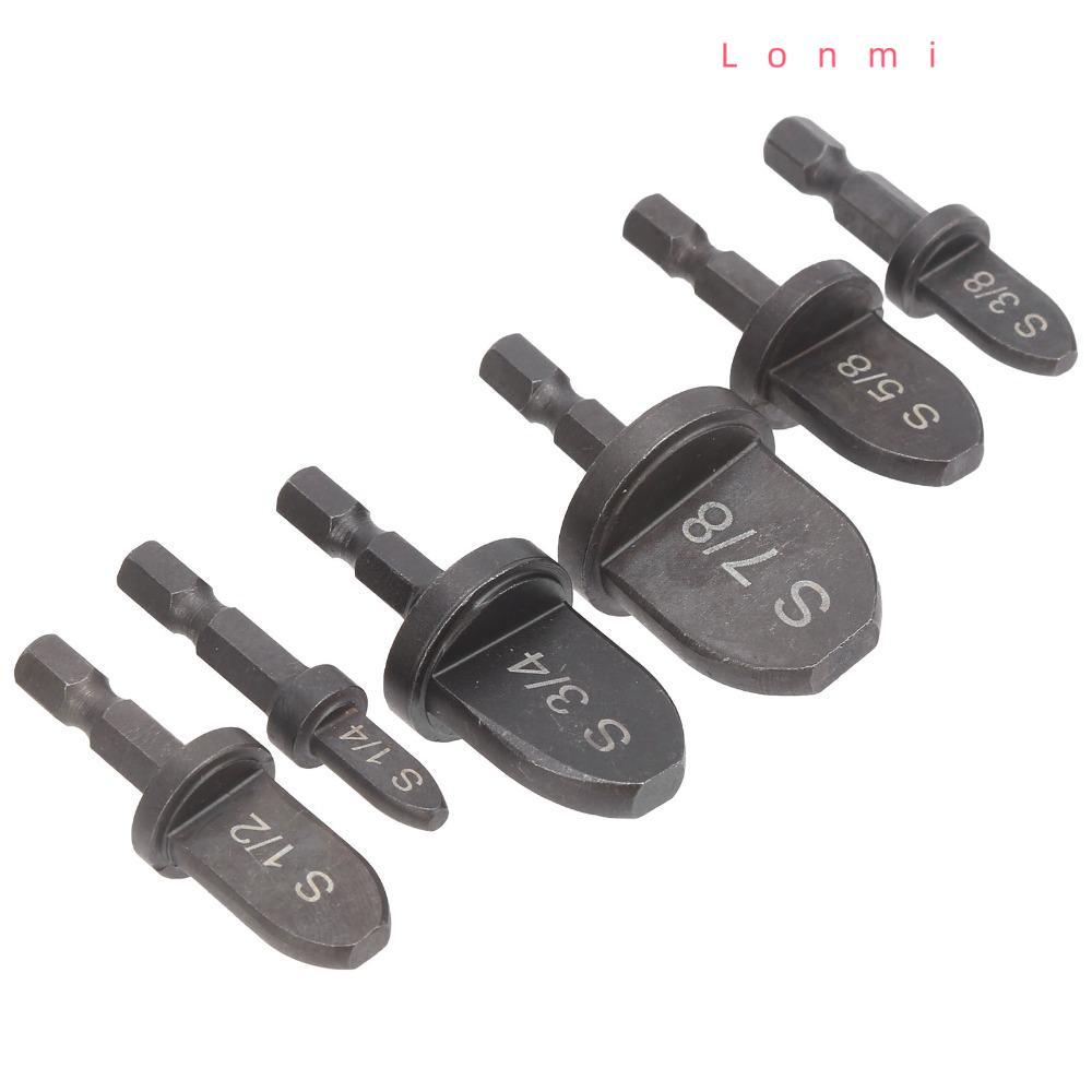 LONMI 6 PCS ทองแดง Tube Expander, 1/4 "ถึง 7/8 "Bits 1/4 นิ้ว Hex Shank HVAC Swaging เครื่องมือ, แบร