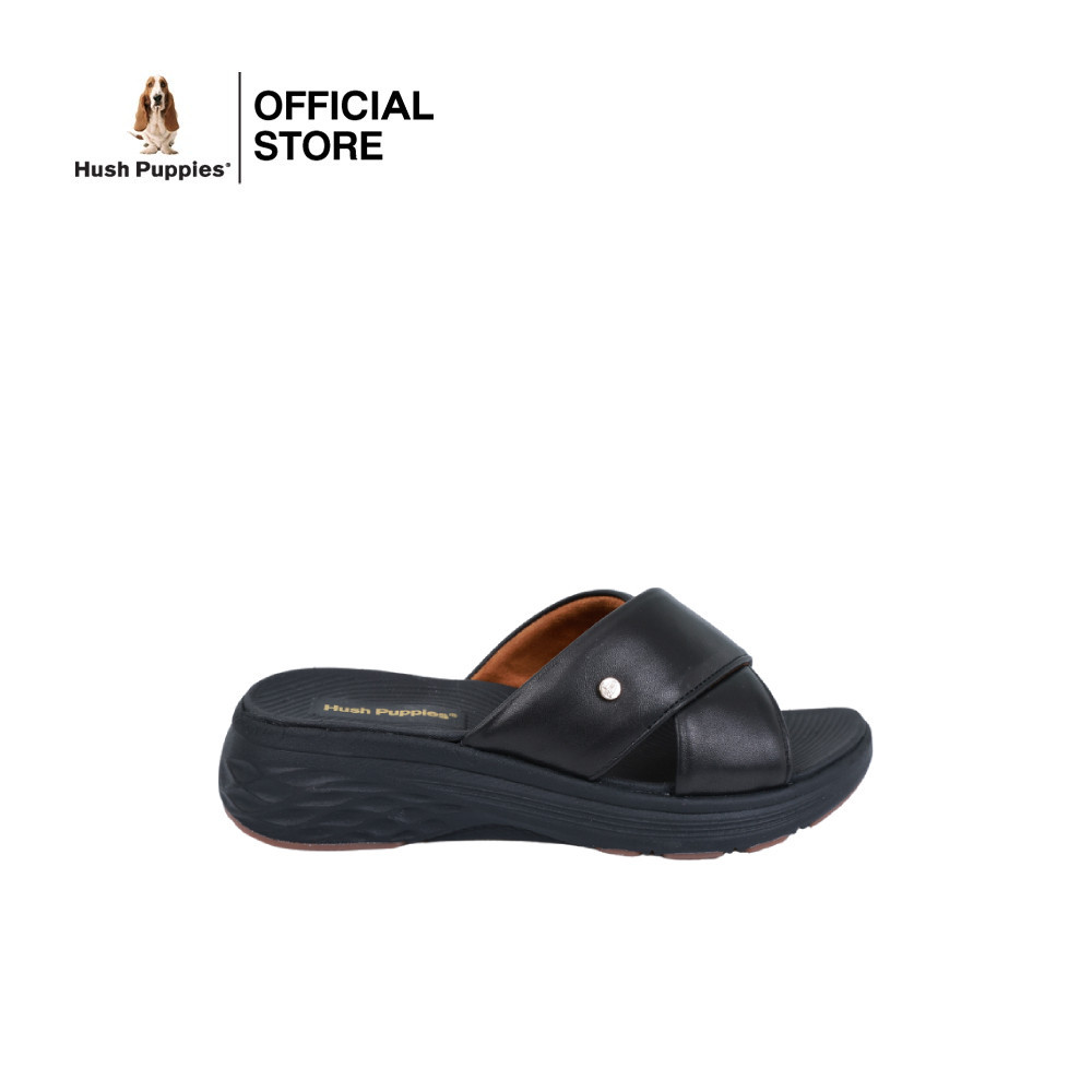 Hush Puppies รองเท้าผู้หญิง รุ่น  HP 8WSFI3815A - สีดำ (รองเท้าแตะแบบสวม)