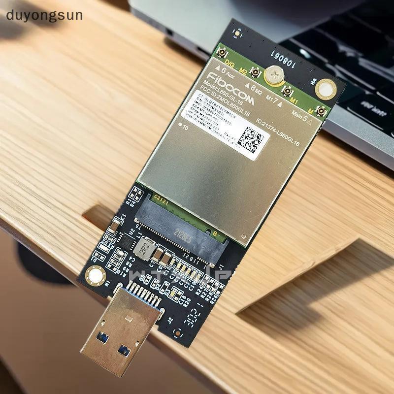 (duyongsun) 1 ชุด DW5821E M2-NGFF DW5811e DW5816E EM7455 L860-GL USB3.0 การ์ดขยายสําหรับ 3G/ 4G/ 5G 