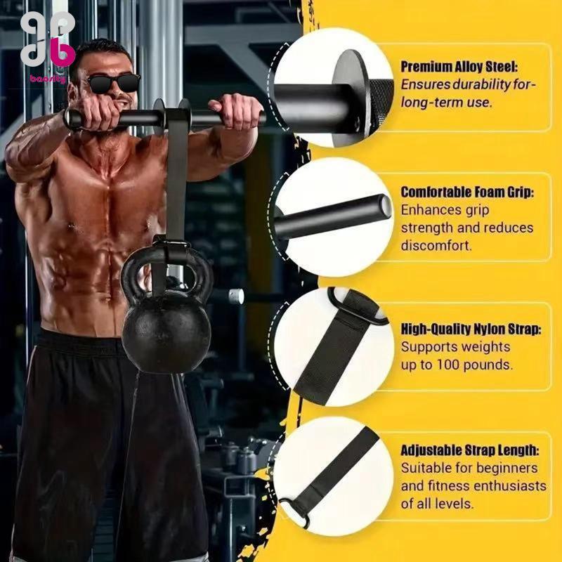 Baosity Wrist Roller อุปกรณ์ออกกําลังกายสําหรับพนักงานออฟฟิศ ด้ามจับสบาย Forearm Strengthener Exerciser