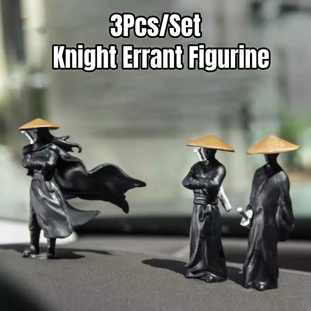 3 ชิ้น/เซ็ต Cool จีน Kung Fu ดาบ Miniatures ภายในรถเดสก์ท็อปเครื่องประดับ Mini ภูมิทัศน์ Figurine