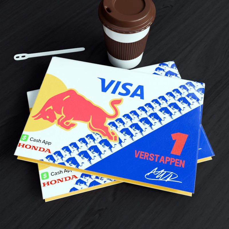 F1 racing notebook, Verstappen, RED BULL team custom A5 lined notebook