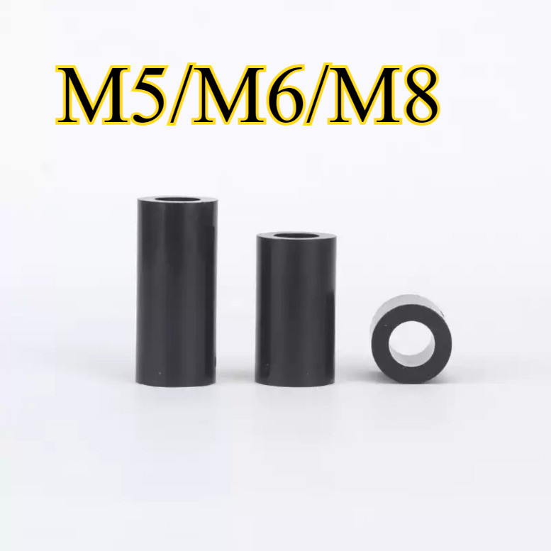 คอลัมน์แยก ABS สีดําผ่านคอลัมน์แขนไนลอน, คอลัมน์แยกฉนวน M5/M6/M8 XSQ-MB