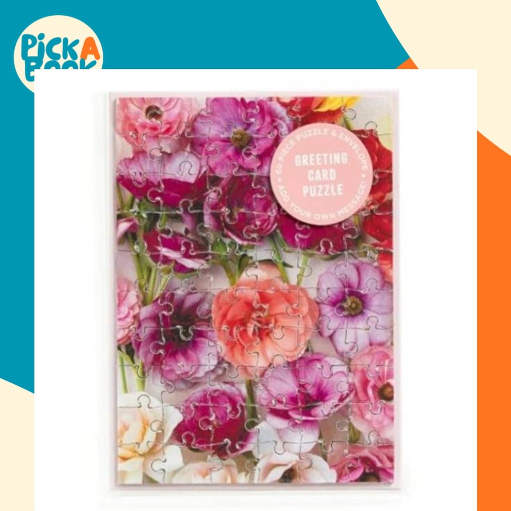 - Ranunculus Greeting Card Puzzle โดย Galison (ฉบับสหราชอาณาจักร ปกอ่อน)