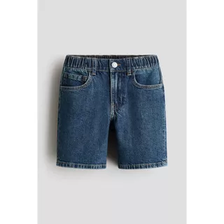 H&M(เอชแอนด์เอ็ม) กางเกงยีนส์ขาสั้นทรงสบาย Boys Relaxed Fit denim shorts 1317514_1