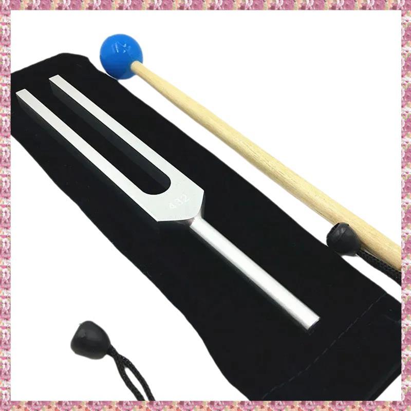 [VCR] 432HZ Chakra Tuning Fork Set Chakras Harmonyzer Music Percussion Instrument for Sound Healing