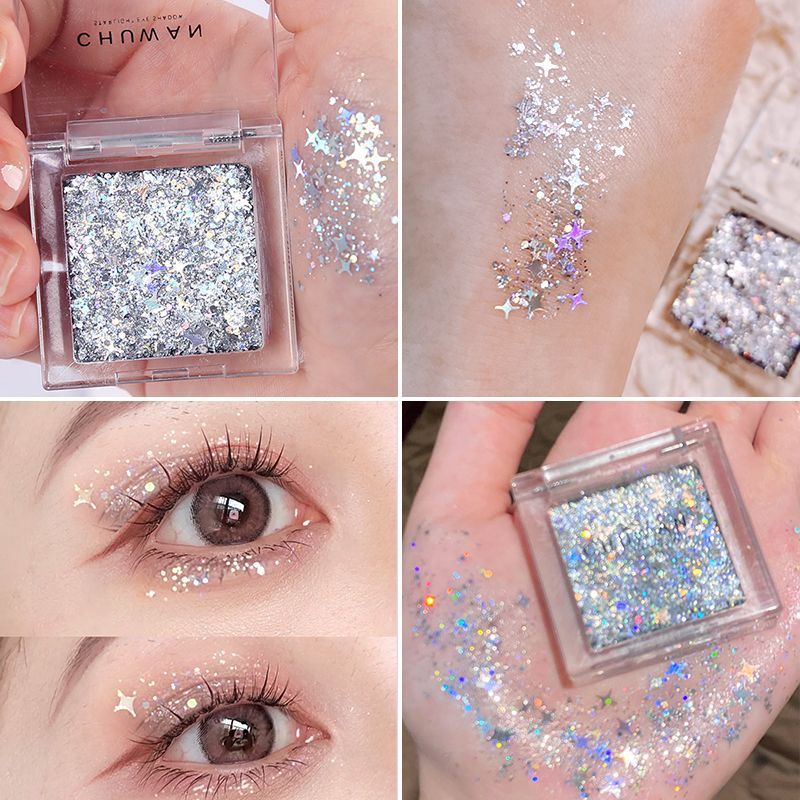 Shiny Eye Makeup Gel Sequins Eye Shadow อายแชโดว์สีสันสดใส Shiny Eye Makeup Gel Sequins Eye Shadow ส