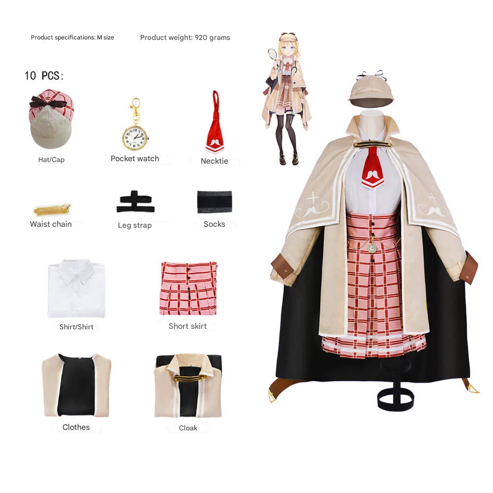 ชุดคอสเพลย์ Amelia Watson VTuber จาก Hololive