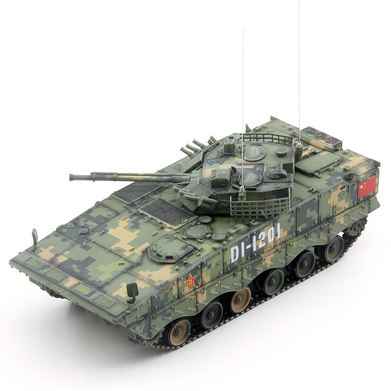 รุ่นโลหะผสม UNISTAR 1:72 ZBD-04A 04 Infantry Fighting Vehicle IFV สีเขียว Digital Camouflage Peace M