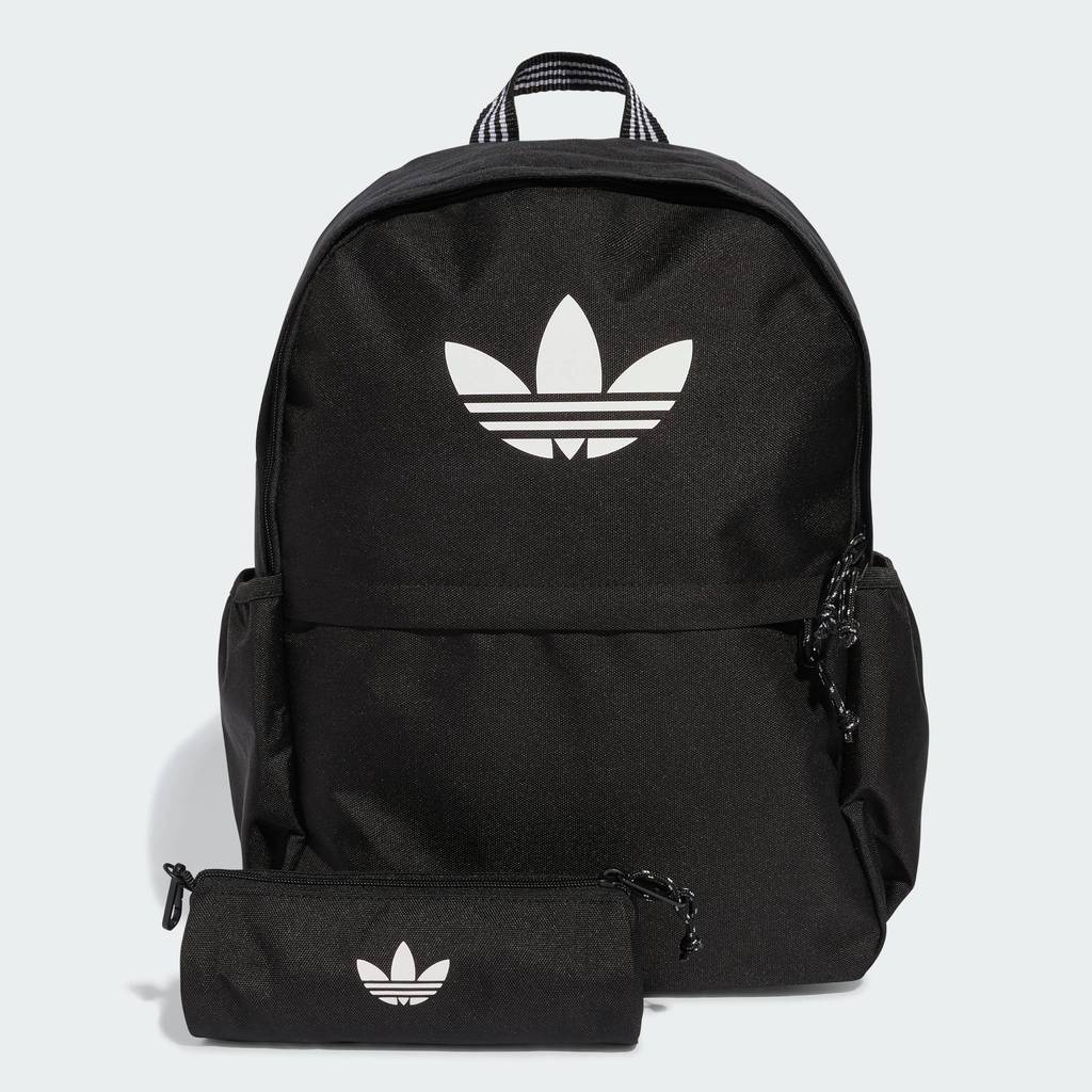 adidas ไลฟ์สไตล์ กระเป๋าเป้พร้อมกระเป๋าดินสอ Unisex สีดำ JW0315
