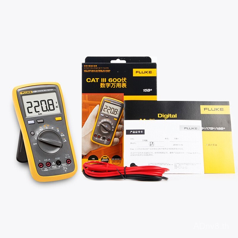 FLUKE FLUKE FLUKE F15B+มัลติมิเตอร์แบบดิจิตอล F101 มัลติมิเตอร์ F179C มัลติมิเตอร์แบบดิจิตอลมูลค่าสู