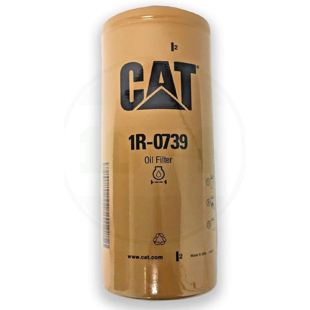 CATERPILLAR 1R-0739 ตัวกรองน้ํามันเครื่อง SPIN-ON 10X4.3X4.3INCH