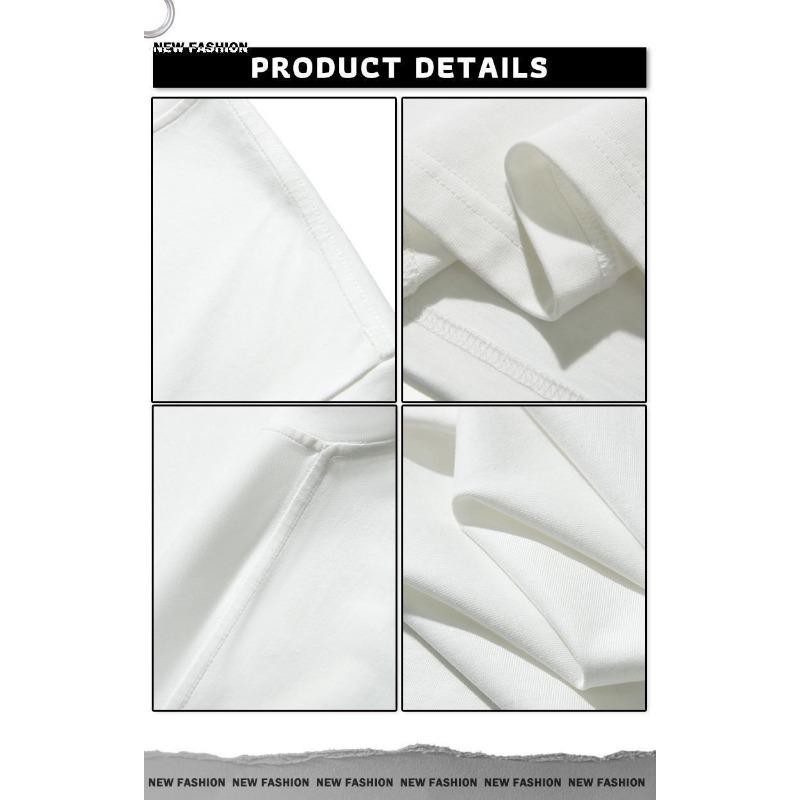 COD ✅เกาหลี เสื้อแบบดารา เสื้อยืดแขนสั้น SLNDX1835 ผู้ชาย ผู้หญิง ลายทาง ตัวอักษร หลวม ลายสกรีน ฤดูร้อน ฤดูใบไม้ผลิ - รูปที่ 6