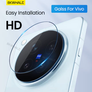 BKWHALE HD กล้อง Protector กระจกนิรภัยสําหรับ Vivo X300 Pro X200 Pro Mini X100 Ultra X200S X100S Y300Pro iQOO 13 Z10 Turbo 12 Pro เต็มหน้าจอครอบคลุมเลนส์ใสป้องกันฟิล์ม