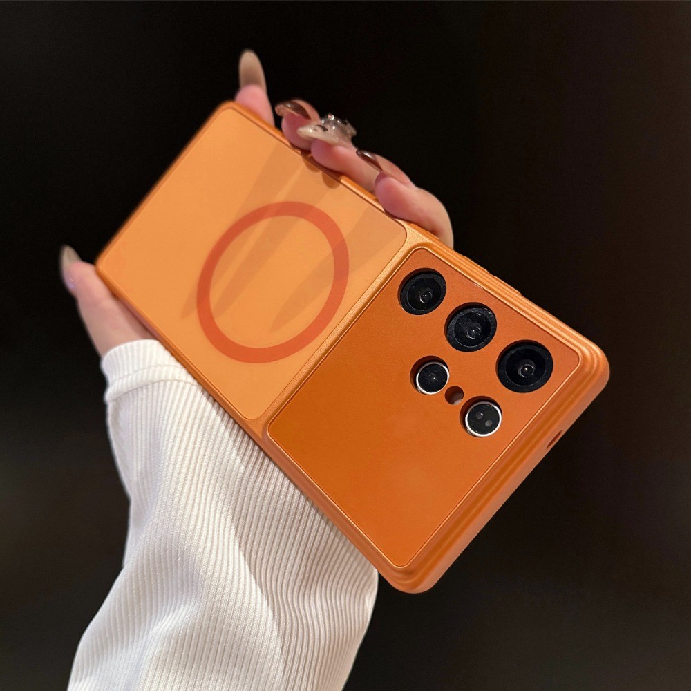 ใหม่ขนาดใหญ่-หน้าต่างไร้สายแม่เหล็กชาร์จ Nano Glass Armor เคสโทรศัพท์สําหรับ Samsung S23 Ultra S24 Ultra S25 Ultra S26 Ultra S26 + คุณภาพสูงกันกระแทกปกหลัง - รูปที่ 4