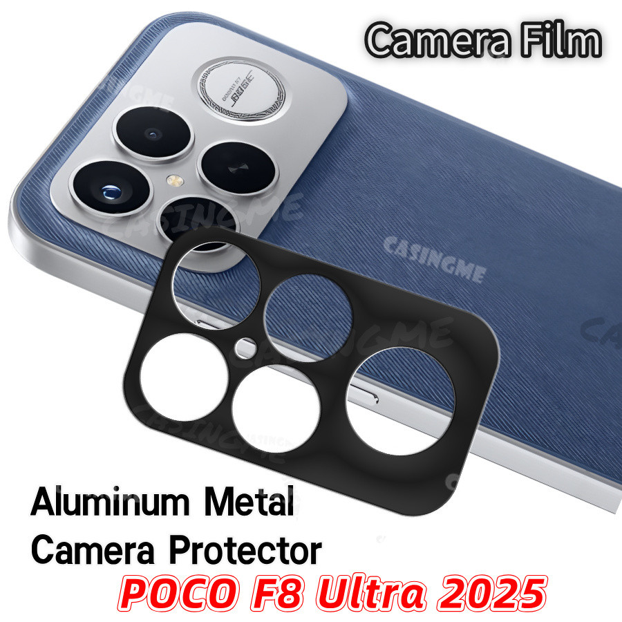 POCO F8 Ultra 2025 Full Coverage เลนส์กล้องโลหะสําหรับ POCO F8Ultra PocoF8Ultra PocoF8 F8 Pro Ultra 