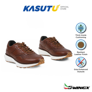 G-Wingx Men Leather Sneaker Shoes Kasut Kulit Lelaki | Kasut U 503-01111