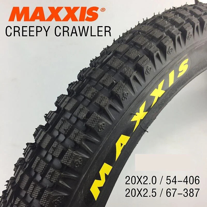 MAXXlS Creepy Crawler TRIALS ยางรถจักรยาน 20*2.0 640g MTB ยาง 20*2.5 1064g BMX ล้อหน้าล้อหลังประเภทจักรยานยาง