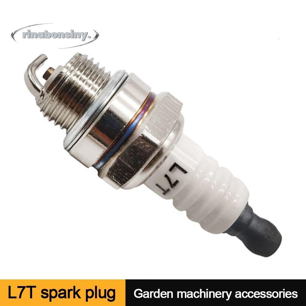 RINABONSINY หัวเทียน, L7T Universal เครื่องตัดหญ้า Spark Plug, Brushcutter อุปกรณ์เสริมทนทานสนามหญ้า