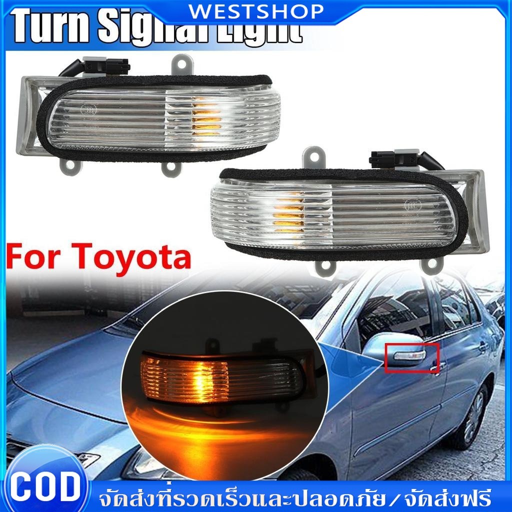 ไฟเลี้ยวติดกระจกมองข้าง สําหรับ TOYOTA VIOS NCP93 gen2 batman(2008 2009 2010 2011 2012) Camry ACV40(