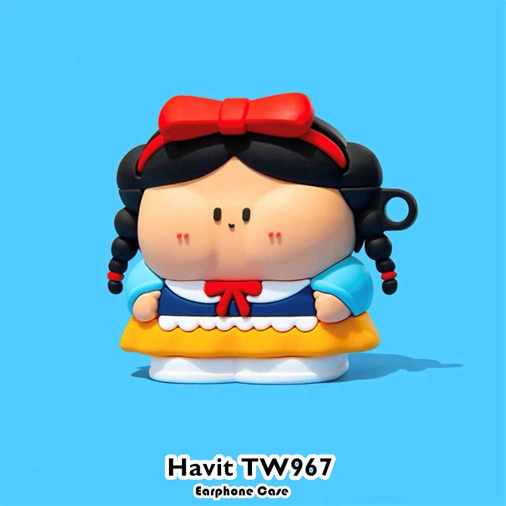 Fast ShipmentFor Havit TW967 Casing Case Soft Silicone Headphone Case Cartoon นวัตกรรม NO.4