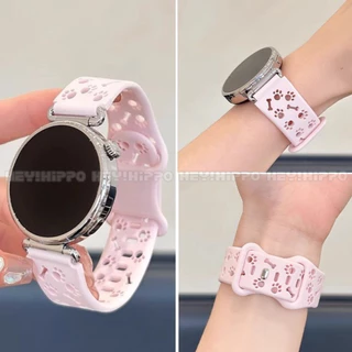การ์ตูนน่ารักสุนัข paw Bone hollow สายซิลิโคนสําหรับ Amazfit 2 Square/Active 2/GTS 4Mini/GTS 4 3 2e 2Mini/Bip 3/Bip SU Pro Bip6 Bip5 หน่วยเปลี่ยนสร้อยข้อมือ Band