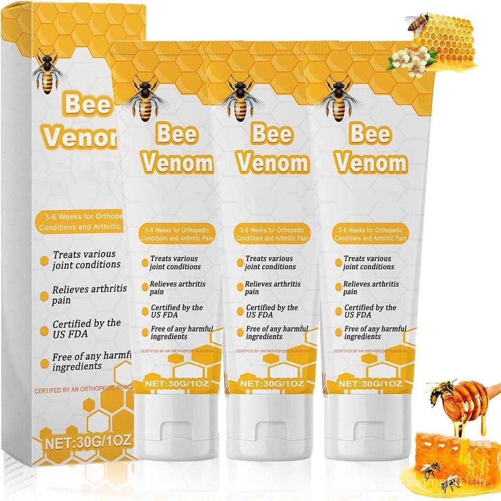 ใหม่ Bee Venom Joint and Bone Gel, Bee Venom Gel, New Bee Extract, ครีมน้ําผึ้ง Bee Venom สําหรับเข่
