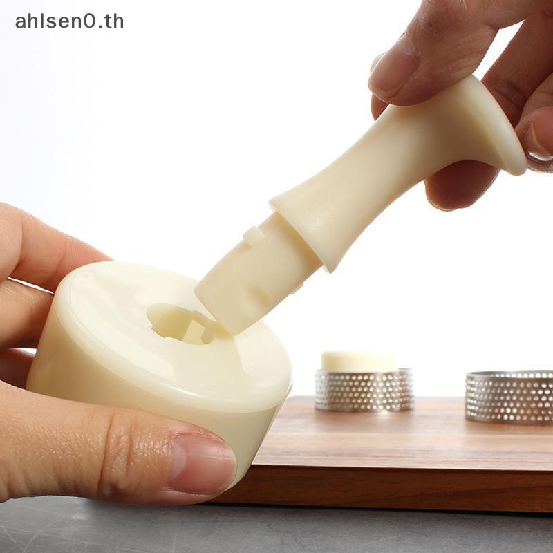 Ahlsen0 Circular Punched Mousse Circle Press Molding Mold With Hole, French Mousse Cheese Tower Circ