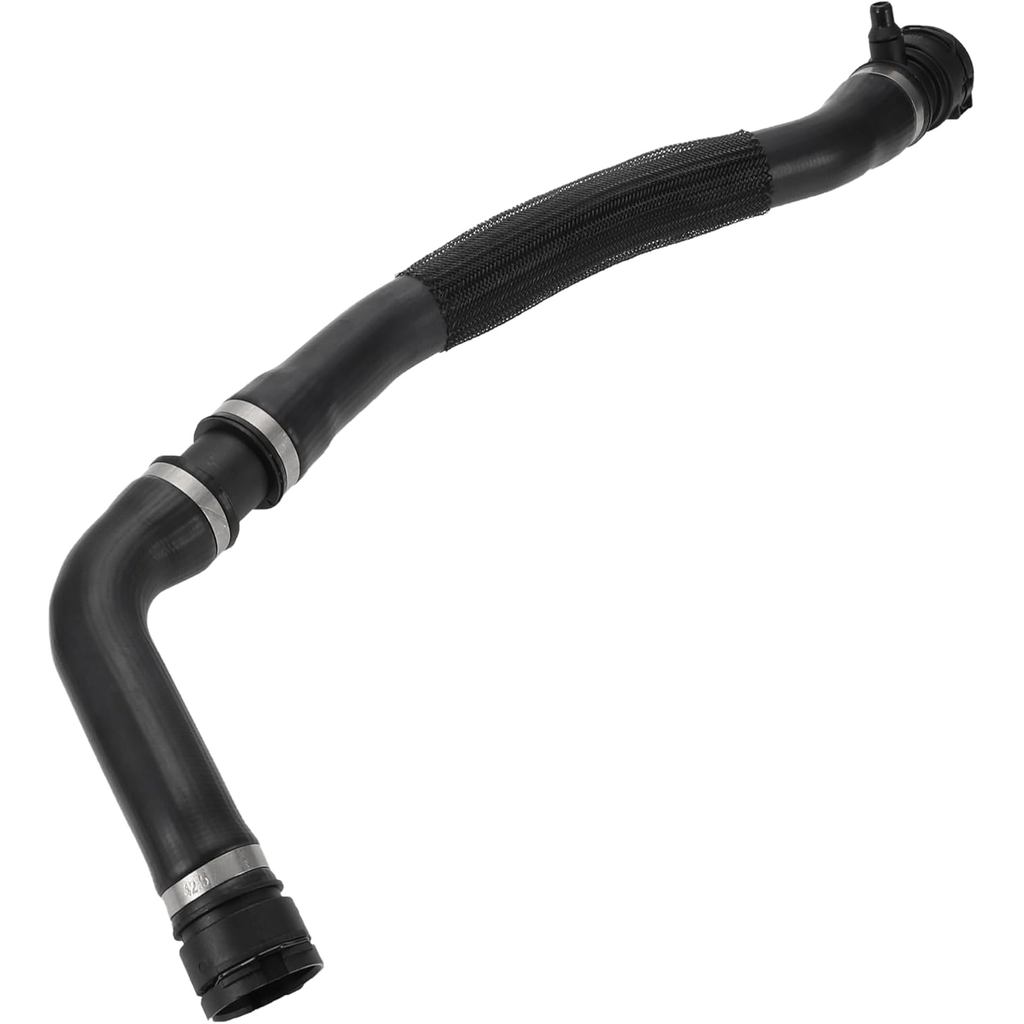 1 ชิ้นท่อหล่อเย็นหม้อน้ําสําหรับ BMW 230i 320i 330i 430i ท่อทําความร้อนด้านบนเบอร์17128616528 ยางดํา